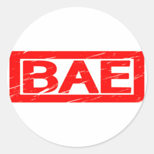 Bae-Briefmarke Runder Aufkleber