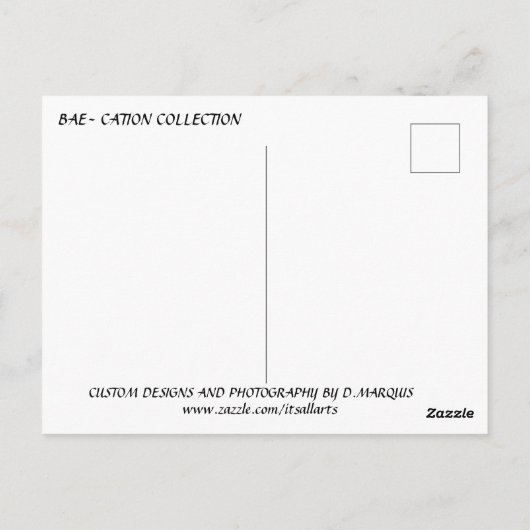 BAE-CATION #6 POSTKARTE (Rückseite)