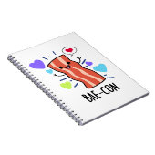 Bae-con Funny Bacon Pun Notizblock (Rechte Seite)