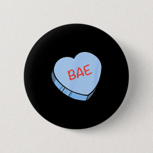 „Bae“ Conversation Hearts Valentinstag  Button
