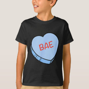 „bae“ Conversation Hearts Valentinstag T-Shirt