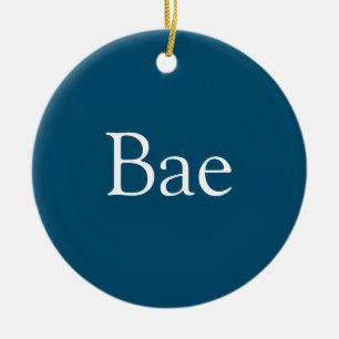 Bae-Definition Ehemann Freund Blau Keramik Ornament