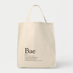 Bae-Definition Freundin Ehefrau Tragetasche