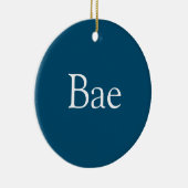 Bae Definition Husband Boyfriend Blue Keramik Ornament (Rechts)