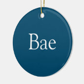 Bae Definition Husband Boyfriend Blue Keramik Ornament (Links)