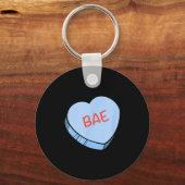 „Bae“-Gesprächsherzen Valentinstag  Schlüsselanhänger (Vorderseite)