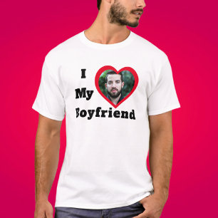Bae Personalisiertes individuelles Foto Ich liebe  T-Shirt
