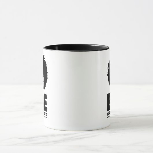 BAE: Schwarze und gebildete schwarze Frau Tasse (Zentrum)
