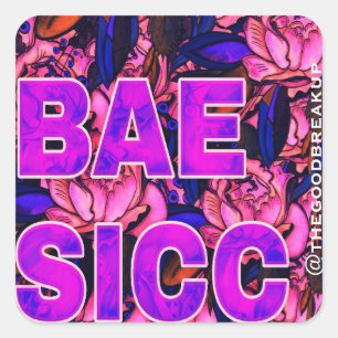 Bae Sicc Quadratischer Aufkleber