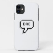 "Bae" Sprache-Blasenfall Case-Mate iPhone Hülle (Rückseite)