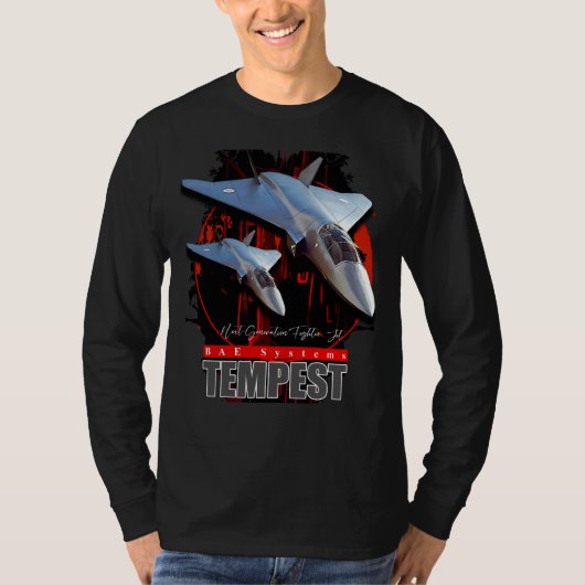 BAE Systems Tempest Next Generation Fighter Jet T-Shirt (Vorderseite)