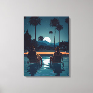 BAE-URLAUB #4 POSTKARTE LEINWANDDRUCK