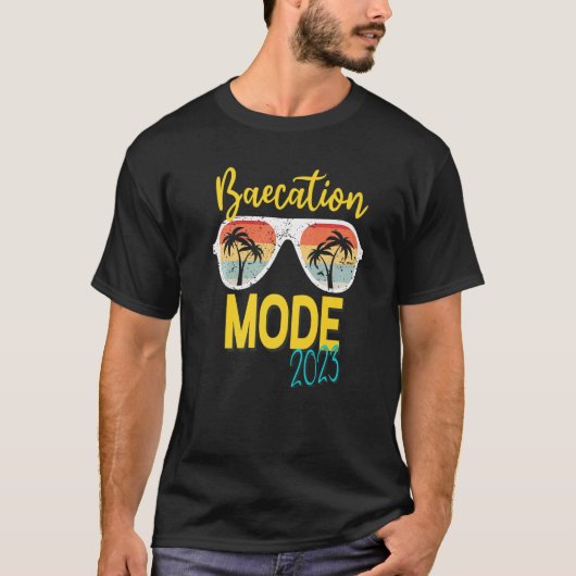 Baecations Mode 2023 Matching Couples Trip Beach V T-Shirt (Vorderseite)