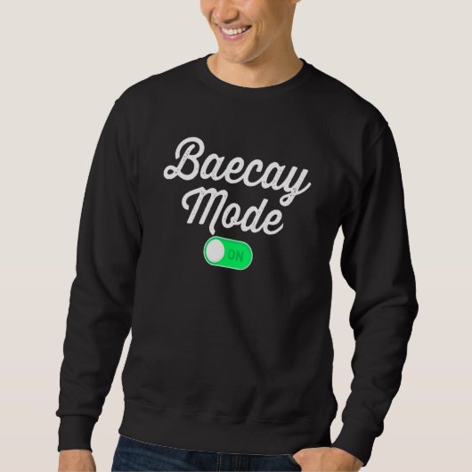 Baecay Modus on Vacation Baecation Matching Paare Sweatshirt (Vorderseite)