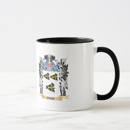 Baer Wappen - Familienwappen Tasse (Rechts)