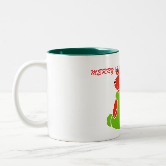 "bAERHUGGS"/Weihnachten Zweifarbige Tasse (Links)