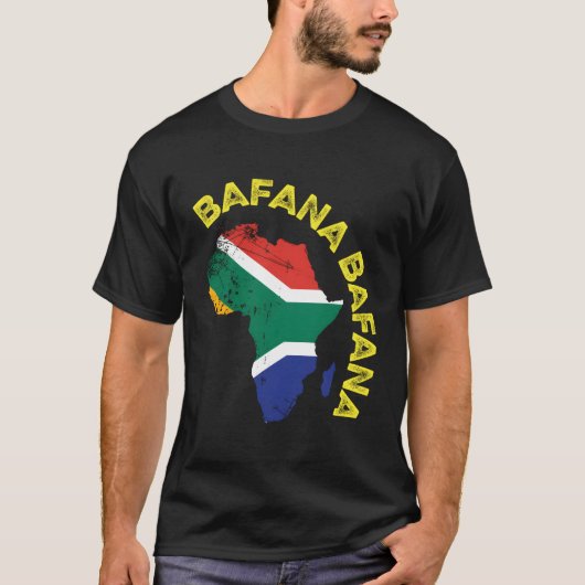 Bafana Bafana Südafrika Fußball T-Shirt (Vorderseite)