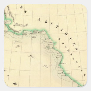 Baffin Bay Quadratischer Aufkleber