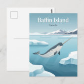 Baffin Island Kanada Postkarte (Vorne/Hinten)