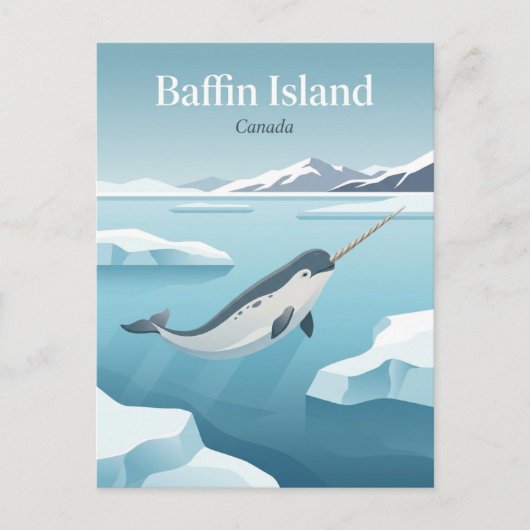 Baffin Island Kanada Postkarte (Vorderseite)