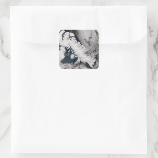 Baffin Island Quadratischer Aufkleber (Tasche)