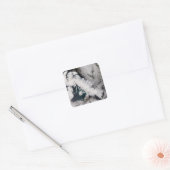 Baffin Island Quadratischer Aufkleber (Umschlag)