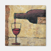 BAG04 Roter Wein.tif Magnet (Vorne)