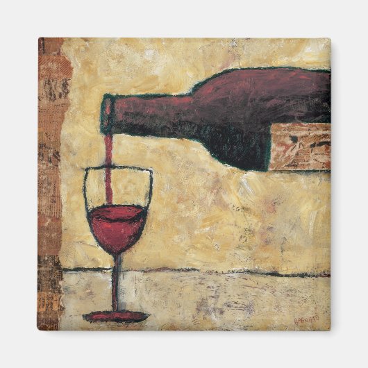 BAG04 Roter Wein.tif Magnet (Vorne)