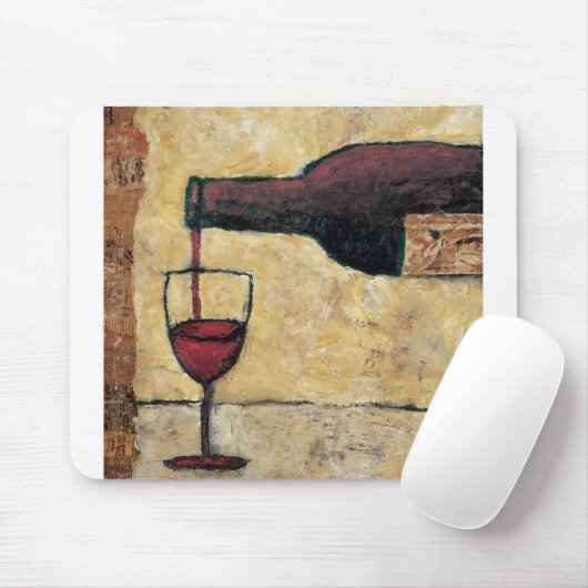 BAG04 Roter Wein.tif Mousepad (Mit Mouse)