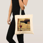 BAG04 rotes Wine.tif Tragetasche (Vorderseite (Produkt))