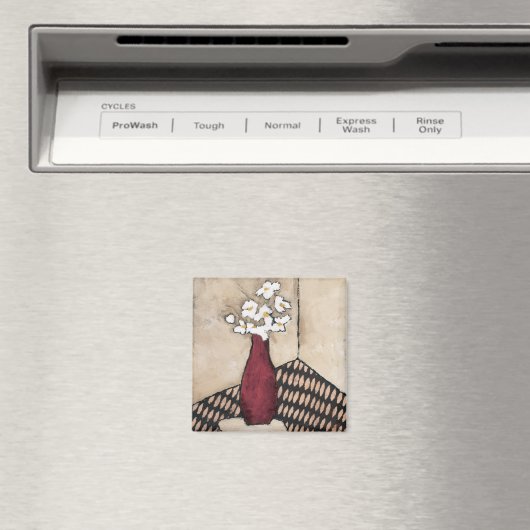 BAG05 Red Vase.tif Magnet (In Situ (Geschirrspüler))