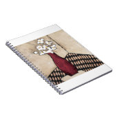 BAG05 rotes Vase.tif Notizblock (Rechte Seite)