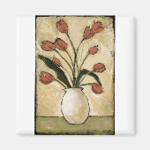 BAG10-V2 Tulips in Red.tif Magnet (Vorne)