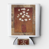 BAG12 Weiße Blume.tif Dosenkühler (Vorderseite)