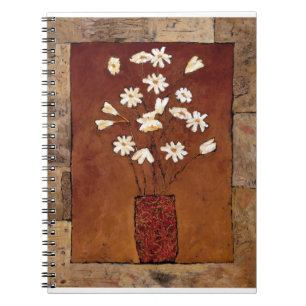 BAG12 weißes Flowers.tif Notizblock