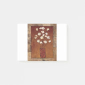 BAG12 weißes Flowers.tif Post-it Klebezettel (Vorderseite)