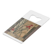 BAG39 Lilien 2.tif Geldbeutel Flaschenöffner (Rückseite Schrägansicht)