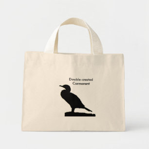 Bag aus Cormorant-Silhouette Mini Stoffbeutel