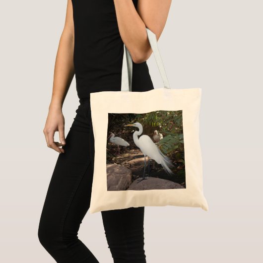 Bag "Beautiful Egret" Tragetasche (Vorderseite (Produkt))