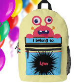 Bag Buddy Hummer Monster Personalisierter Backpack Bedruckter Rucksack