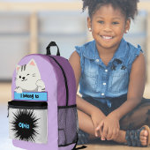 Bag Buddy Niedlich Cat Personalisiert Kid's Backpa Bedruckter Rucksack