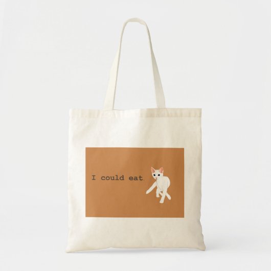 Bag - Cat funny Quote Tragetasche (Vorne)