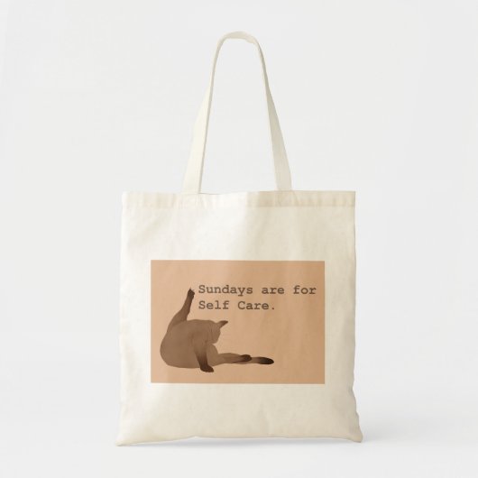 Bag - Cat funny Quote Tragetasche (Vorne)
