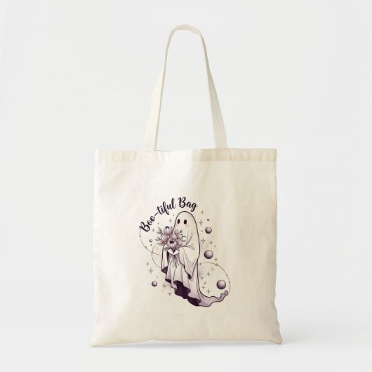 Bag Elegant Ghost Halloween Tote Bag Tragetasche (Vorne)