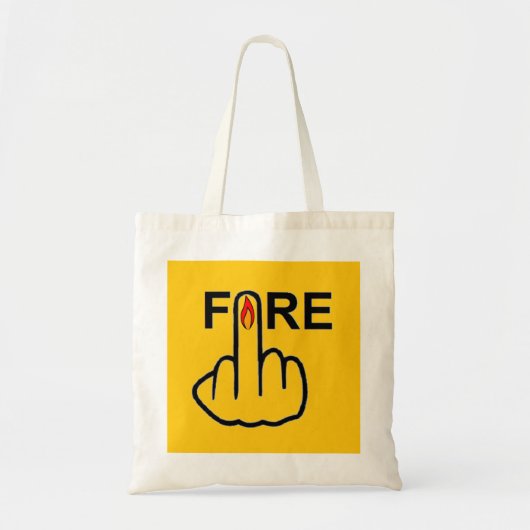 Bag Fire Gedreht Tragetasche (Vorne)