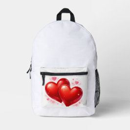 Bag for girl, kids, heart, love bedruckter rucksack