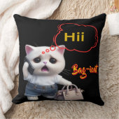 Bag-Ikat Funny Kids Throw Kissenabdeckung Kissen (Decke)