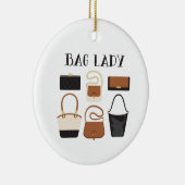 Bag Lady Keramik Ornament (Rechts)