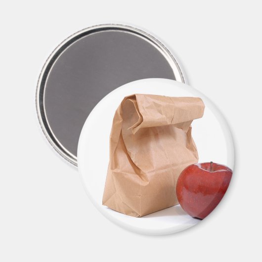 Bag-Lunch-Magnet Magnet (Vorderseite/Rückseite)
