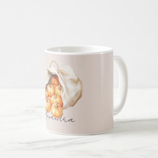 Bag of Pumpkins Kaffeetasse (VorderseiteRechts)